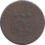 1795 POOKE FARTHING TOKEN
