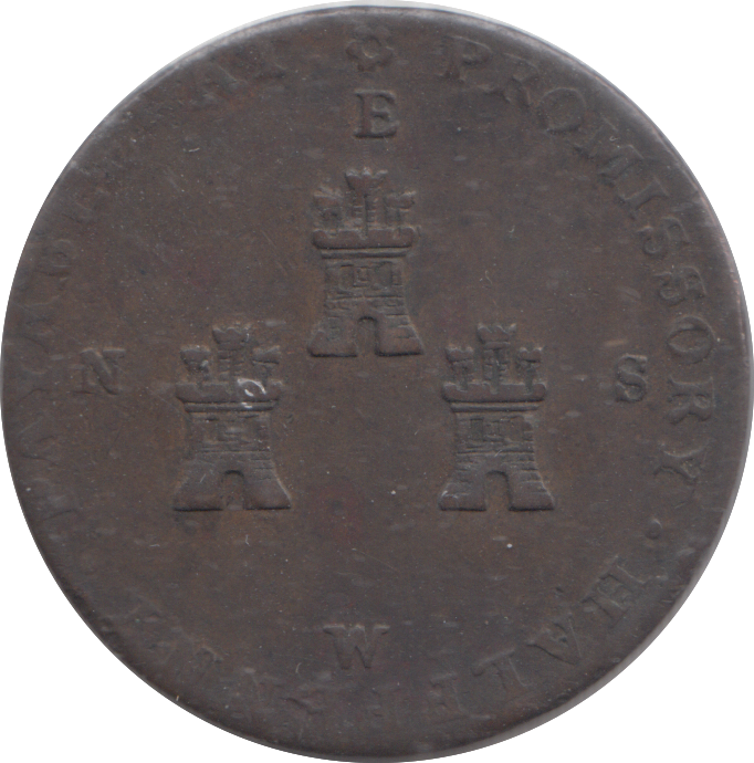 1794 CHESTER HALFPENNY TOKEN