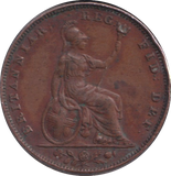 1839 FARTHING ( VF )