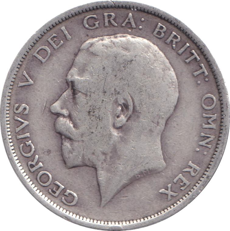 1915 HALFCROWN ( FINE )