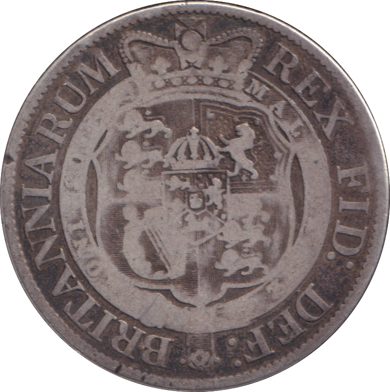 1818 HALFCROWN ( FINE )