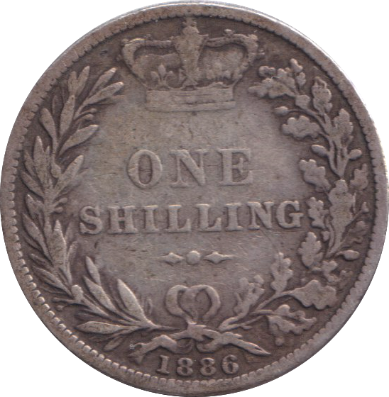 1886 SHILLING ( FINE )