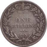 1886 SHILLING ( FINE )