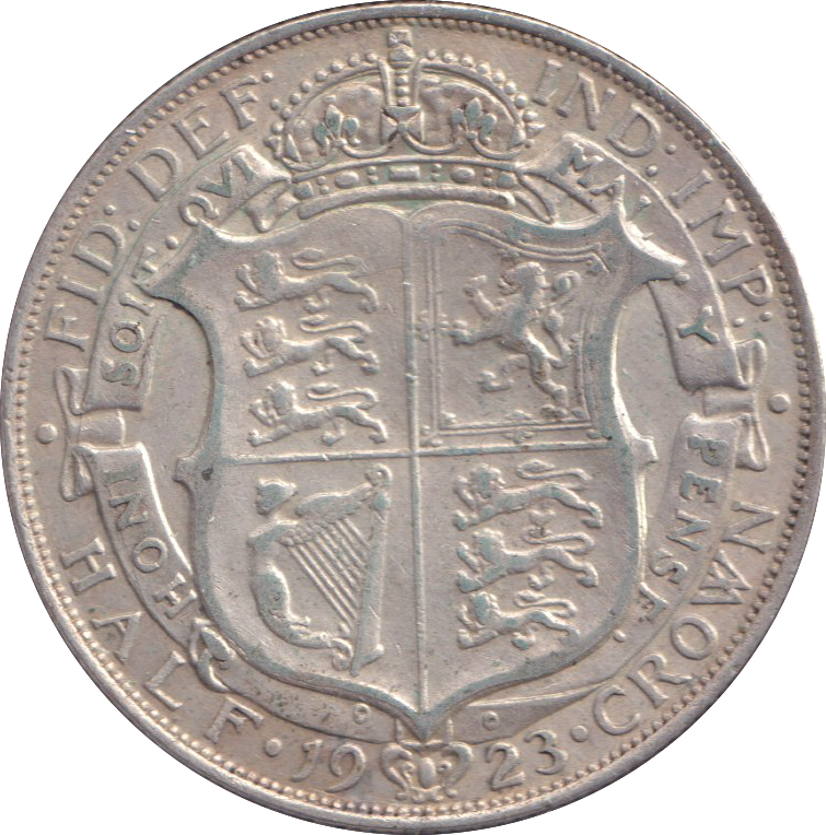1923 HALFCROWN ( GF )