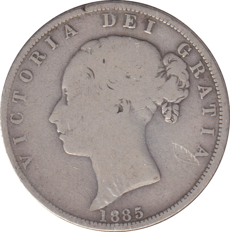 1885 HALFCROWN ( NF ) 3