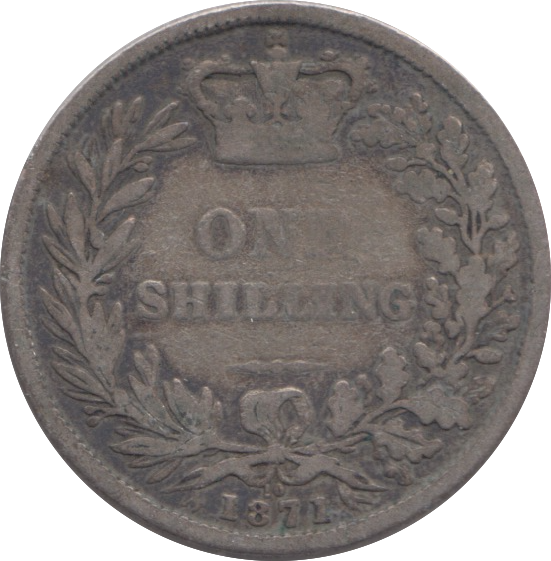 1872 SHILLING ( NF )