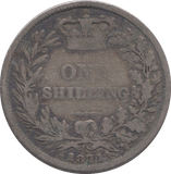 1872 SHILLING ( NF )