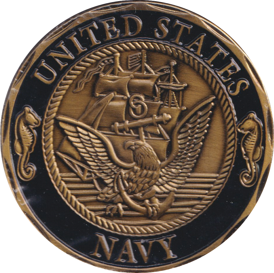 2002 SHELLBACK CROSSING THE LINE US NAVY CHALLENGE COIN