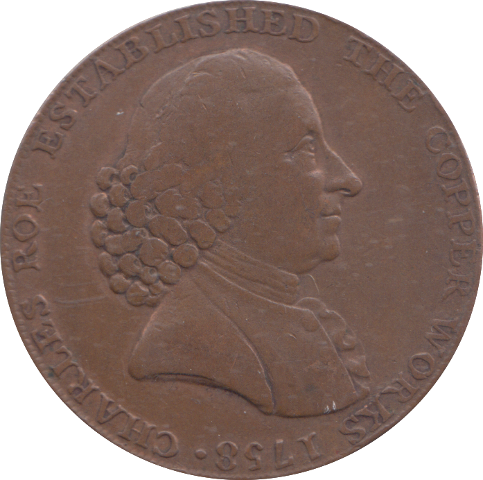 1790 HALFPENNY TOKEN MACCLESFIELD