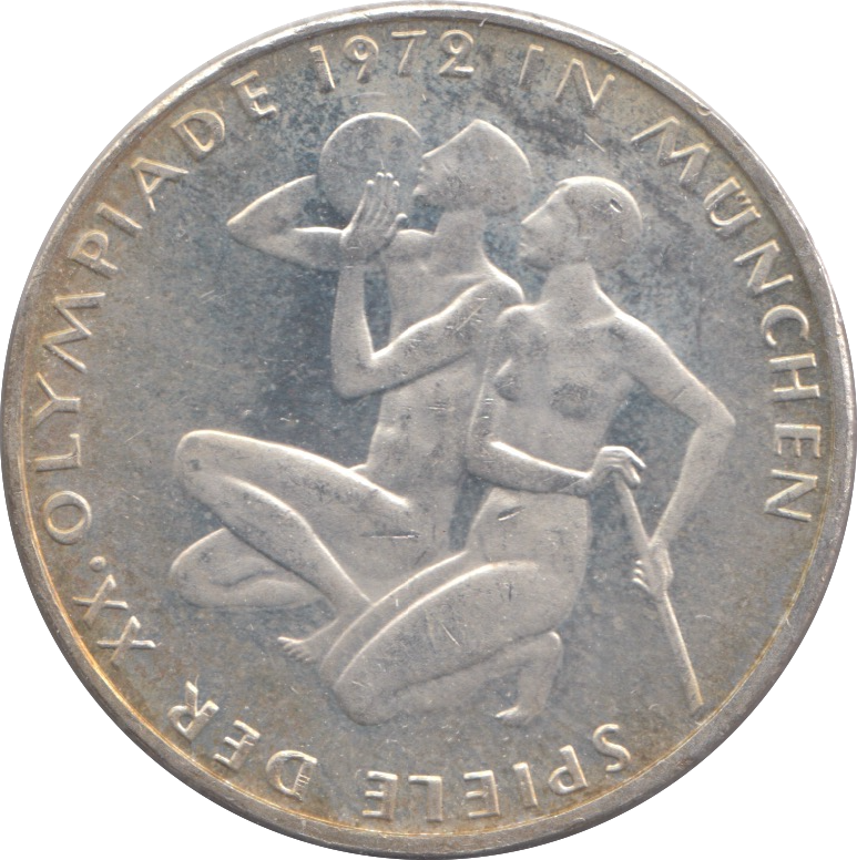 1972 SILVER GERMANY WEST 10 MARK OLYMPIC