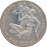1972 SILVER GERMANY WEST 10 MARK OLYMPIC
