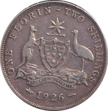 1926 SILVER AUSTRALIA FLORIN