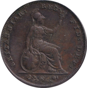 1859 FARTHING ( EF )