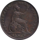 1859 FARTHING ( EF )
