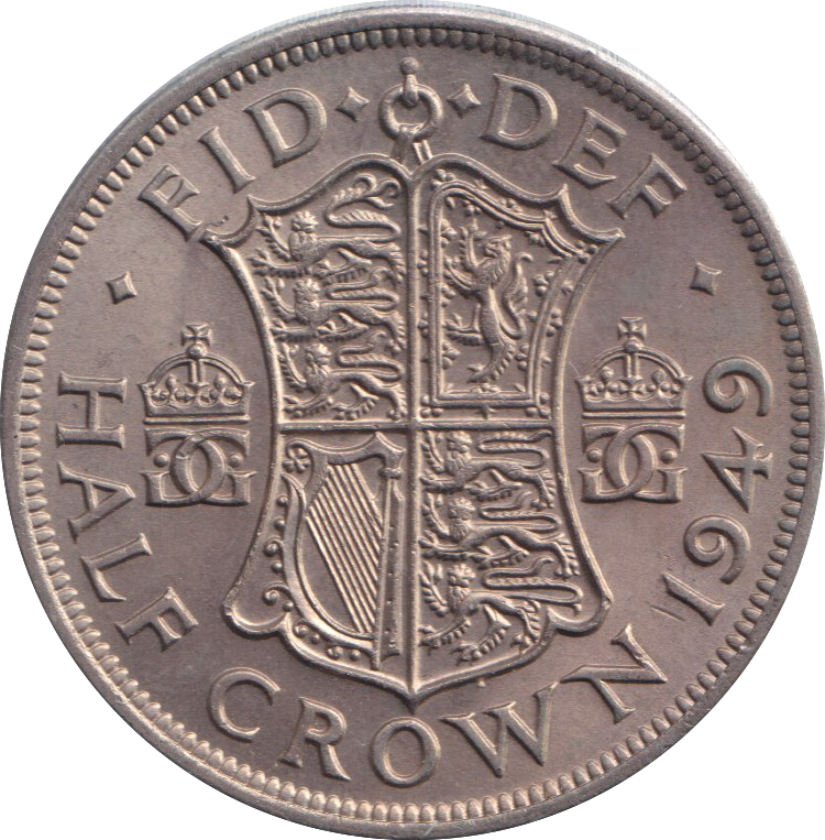 1949 HALFCROWN ( UNC )