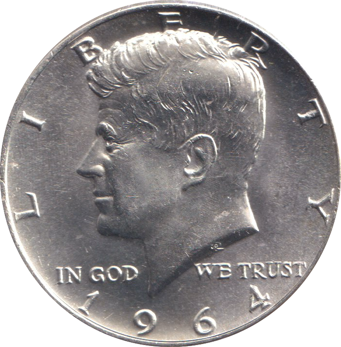 1964 SILVER HALF DOLLAR USA