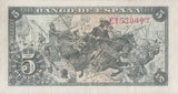 1945 5 PESTAS BANKNOTE SPAIN REF-1624