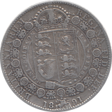1891 HALFCROWN ( GF )