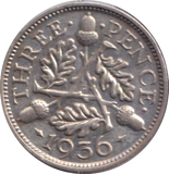 1936 THREEPENCE ( VF )