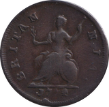 1774 FARTHING ( GVF )
