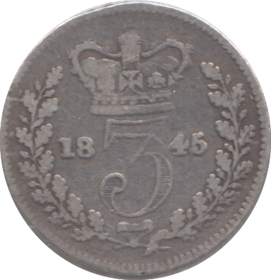1845 THREEPENCE ( FINE )
