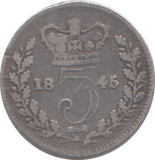 1845 THREEPENCE ( FINE )
