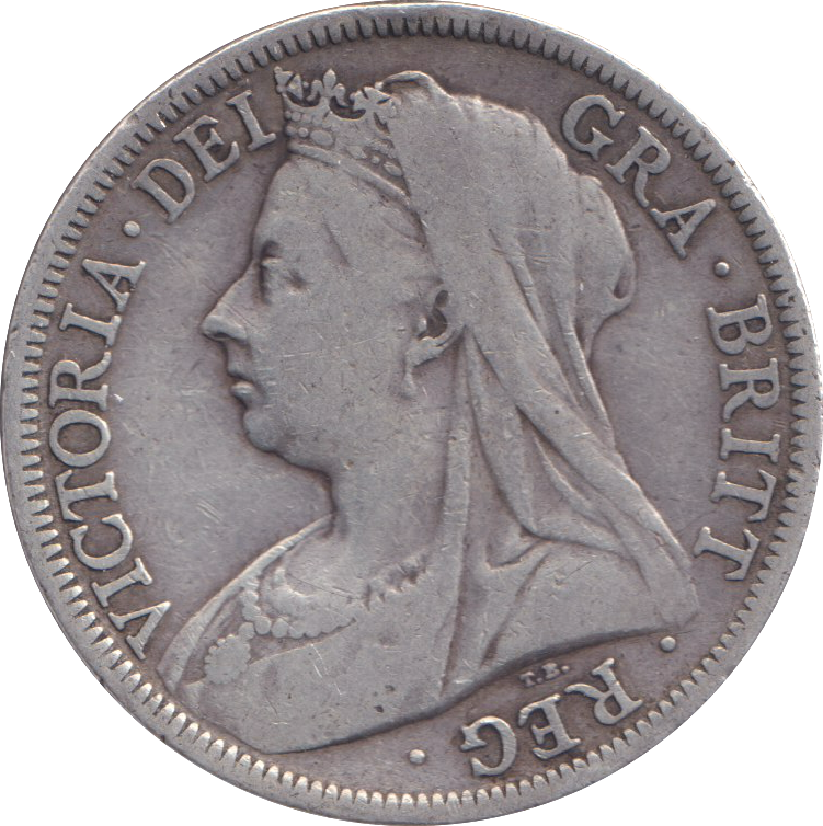 1899 HALFCROWN ( GF )