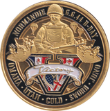2001 75TH ANNIVERSARY D-DAY NORMANDY MEDALLION