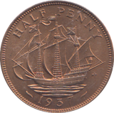 1937 HALFPENNY ( UNC ) 4