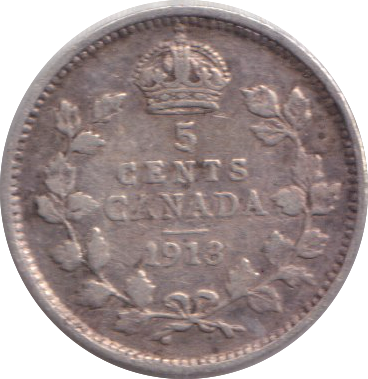 1913 5 CENTS CANADA