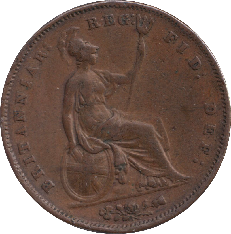 1853 PENNY ( VF )