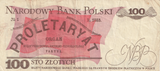 1883 POLAND 100 ZLOTYCH BANKNOTE REF-1665