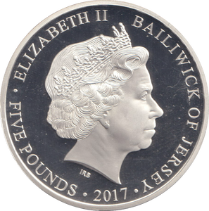 2017 SILVER PROOF £5 KING CANUTE