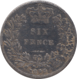 1846 SIXPENCE ( NF )