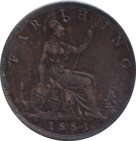 1883 FARTHING ( EF )