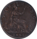 1883 FARTHING ( EF )