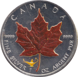 2009 1 OZ .999 FINE SILVER 5 DOLLARS CANADA