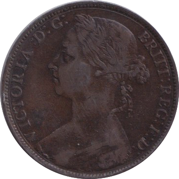 1887 PENNY ( VF )