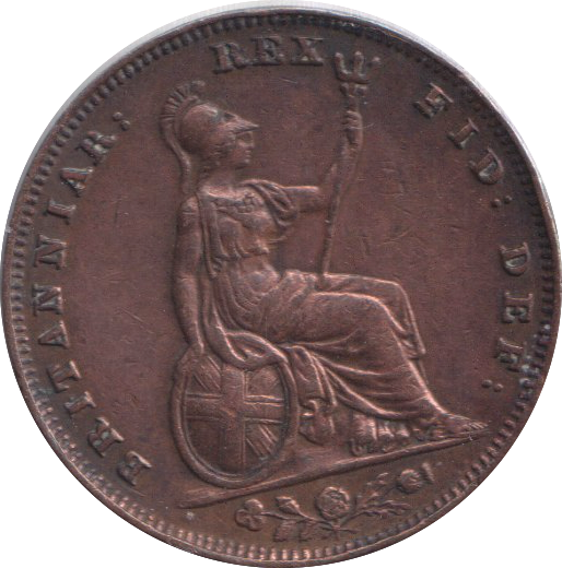 1835 FARTHING ( EF )