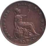 1835 FARTHING ( EF )