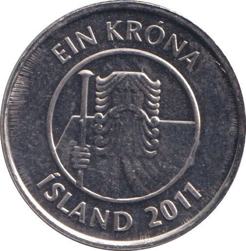 2011 1 KRONER ICELAND