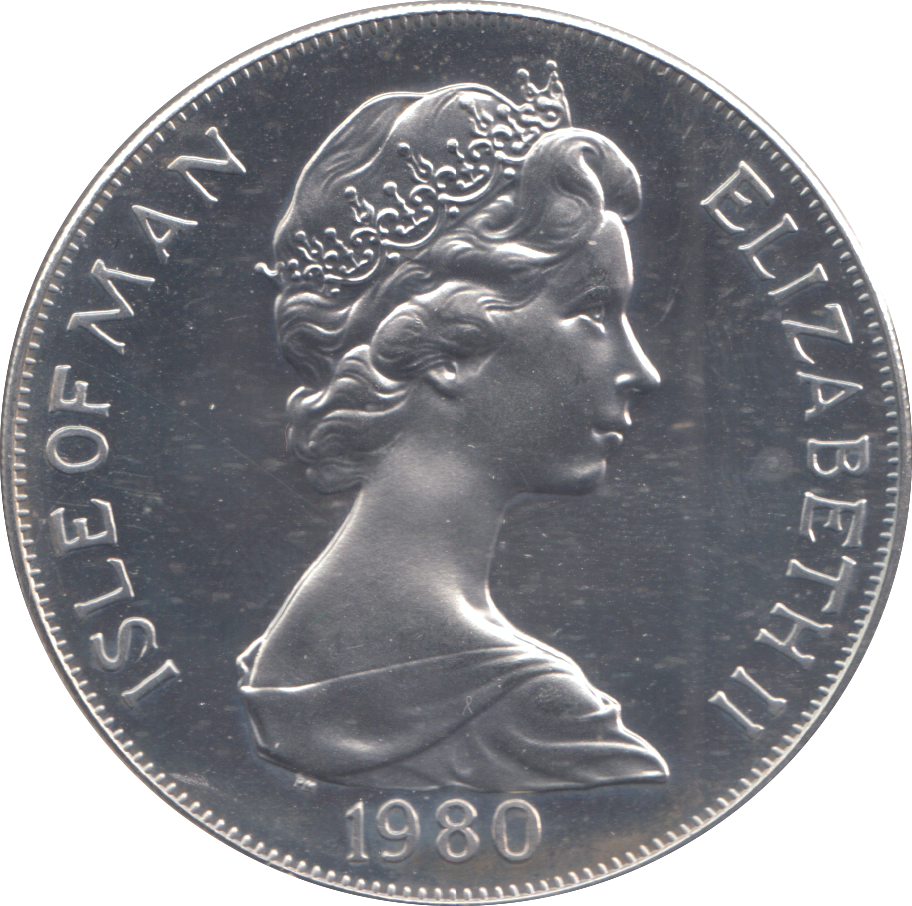 1980 SILVER PROOF CROWN TWENTY SECOND OLYMPIAD