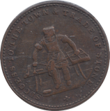 1820 LUCAS STONE FARTHING TEA TOKEN