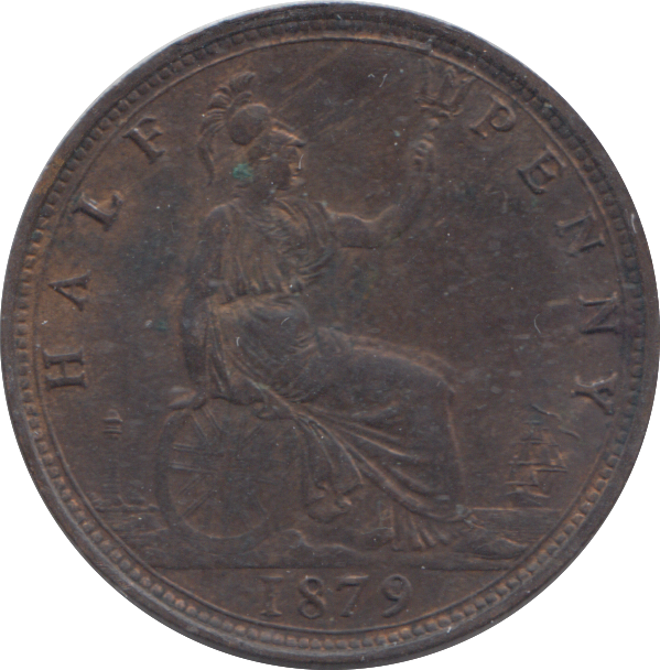 1879 HALFPENNY ( EF )
