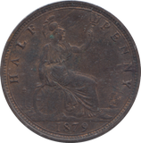 1879 HALFPENNY ( EF )