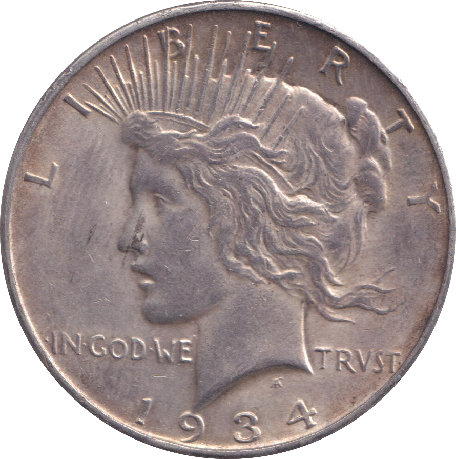 1934 SILVER DOLLAR USA