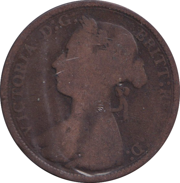 1884 HALFPENNY ( NF )