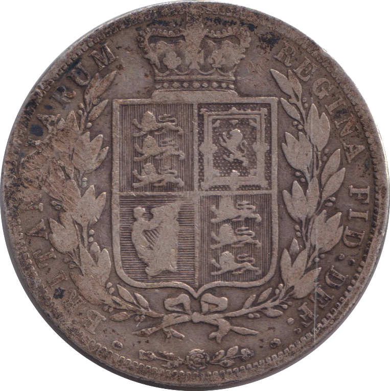 1883 HALFCROWN ( NF )