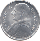 1968 VATICAN 1 LIRA