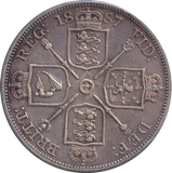1887 DOUBLE FLORIN ( EF )